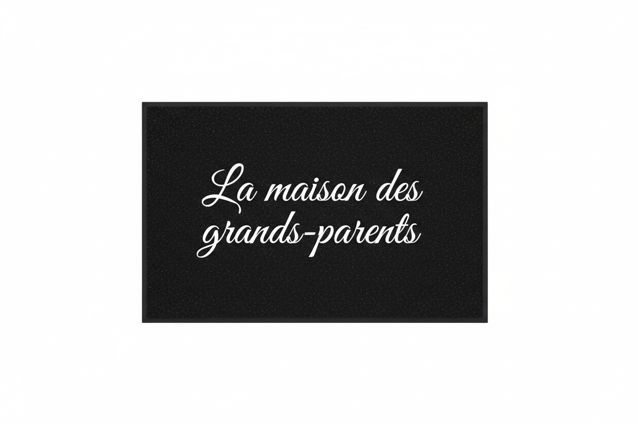 Paillasson noir - La maison des grands-parents